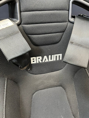 BMW Front BRAUM Sport Seats Black Pair
