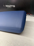 21-26 BMW G80 G82 G83 M3 M4 Center Console Armrest Arm Rest Top Fjords Blue