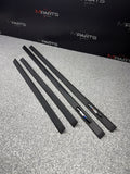 BMW E36 M3 Sedan 1992-1998 Black Door Mouldings Trims Set OEM