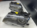 02-06 BMW E46 M3 ORIGINAL Bi Xenon Headlights Stock With Halos