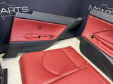 01-06 BMW E46 M3 Coupe Interior Front & Rear Seats Complete Imola Red