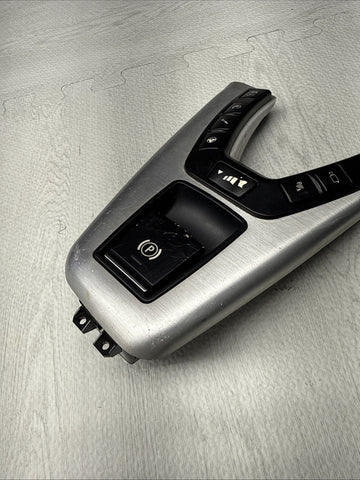 BMW F10 M5 Center Console Surround Shifter Trim Bezel w/ Parking Switch OEM Used