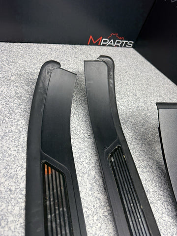 BMW E39 M Sport Door Sill Trim Scuff Plate Set OEM 525 530 540 M-Tech M5 *Cracks