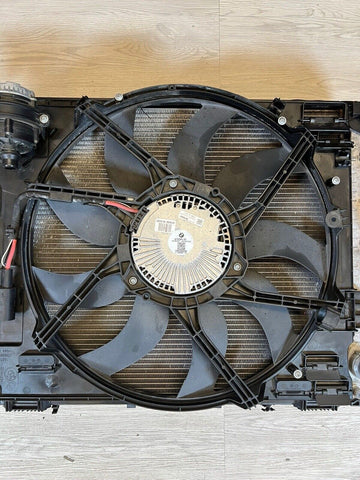 15-20 OEM BMW F80 F82 F87 M2 M3 M4 Electric Radiator Cooling Fan w/Shroud 850W