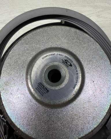 Alpine SPS-610C 6.5"  2-Way Car Set Speakers Pair Component — 240W Coaxial Set