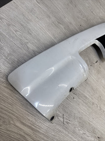 01-06 BMW E46 M3 Rear Bumper Lower Lip Diffuser Trim Panel OEM Alpine White