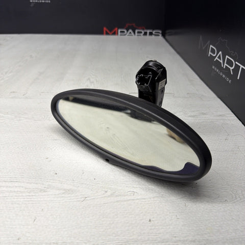 01-06 BMW E46 M3 Oval Rear View Rearview Mirror OEM 7892262 *Liquid*