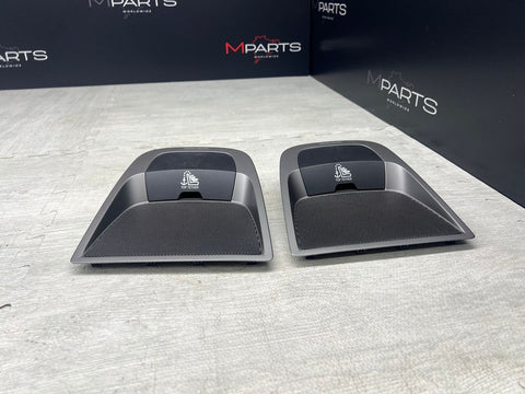 OEM BMW G22 G82 G87 M2 M4 Coupe Rear Shelf Speaker Covers Trims Harman Kardon