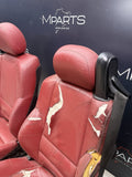 01-06 BMW E46 M3 Convertible Interior Front Heated Seats Imola Red