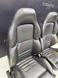 95-99 BMW E36 M3 Coupe Front Vaders Vader Seats Manual Black Ripped