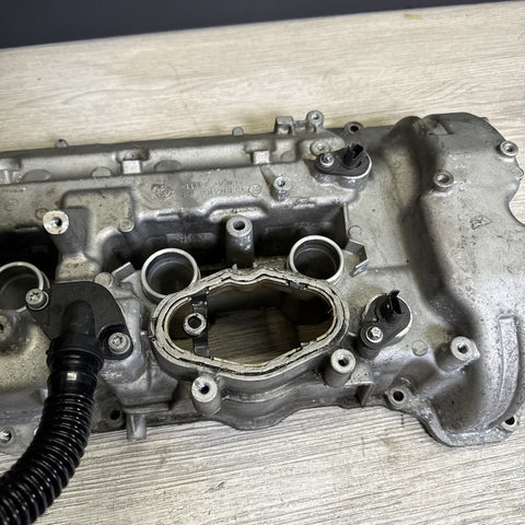 12-16 BMW F10 M5 S63 LH Left Valve Cover 7603653 11127601455 7601455
