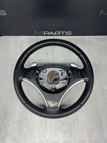 07-13 BMW E90 E92 E93 E87 328i 335 Sport Leather Steering Wheel Automatic
