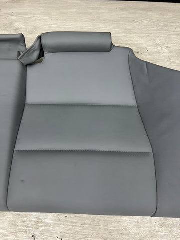 2001-2006 BMW E46 M3 Coupe Rear Seat Bottom Bench Dove Grey Gray Leather OEM
