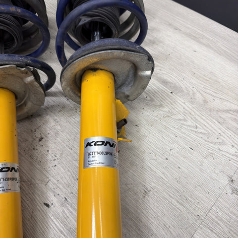 01-06 BMW E46 M3 KONI Front Suspension Struts Shocks H&R Lowering Springs
