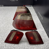 BMW E46 M3 01-06 Convertible LED Tail Lights Red Tinted Trunk Outers Inners