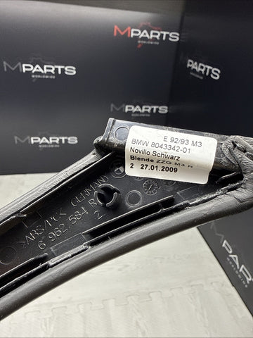 BMW E92 E93 FRONT RIGHT DOOR LEATHER INTERIOR HANDLE COVER 8043342 6962584