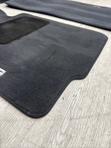 Genuine 01-06 BMW E46 M3 Convertible Carpets Floor Mats Black Front & Rear