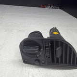 92-99 BMW E36 M3 328 318 325 Dash Headlight Switch Control Air Vent Trim OEM