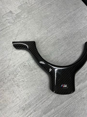 BMW E46 M3 01-06 Carbon Fiber Steering Wheel Lower Trim