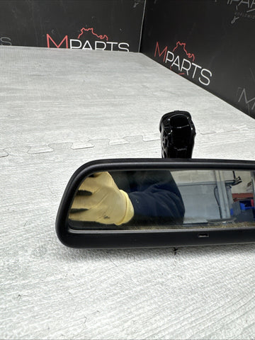 01-06 BMW E46 M3 Rearview Rear View Mirror SOS *Liquid Damage*