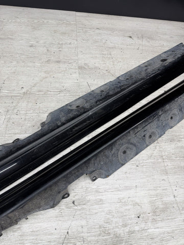 01-06 BMW E46 M3 Rocker Panel Side Skirts OEM Jet Black