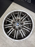 01-06 BMW E46 M3 Factory Front 18x8 M Double Spoke Alloy Style 67 Wheel 18" OEM