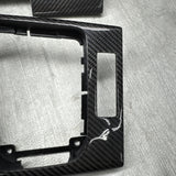 01-06 BMW E46 M3 Convertible Interior Armrests Trim Carbon Fiber *Notes*