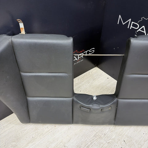 BMW 01-06 E46 M3 Convertible Rear Seat Back Rest Cushion Black Leather Backrest