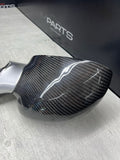 01-06 BMW E46 M3 Side View Door Mirrors Pair Carbon Fiber / Titanium Silver