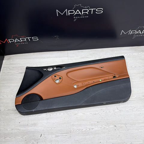 01-06 BMW E46 M3 FRONT RIGHT PASSENGER SIDE DOOR PANEL CARD CINNAMON