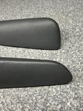 01-06 BMW E46 M3 Convertible Door Arm Rest Armrest Pads Dove Grey *2 Broken Tabs