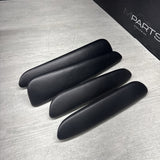 01-06 BMW OEM E46 M3 Coupe Trim Armrest Pads Set Black 8238622 *Notes*
