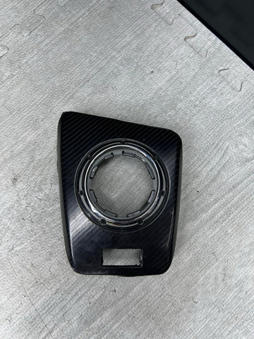 01-06 BMW E46 M3 Center Dome SMG Shift Plate Carbon Fiber Wrap 7896461