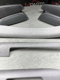 01-06 BMW E46 M3 Convertible Interior Armrests Trim Set Brushed Aluminum