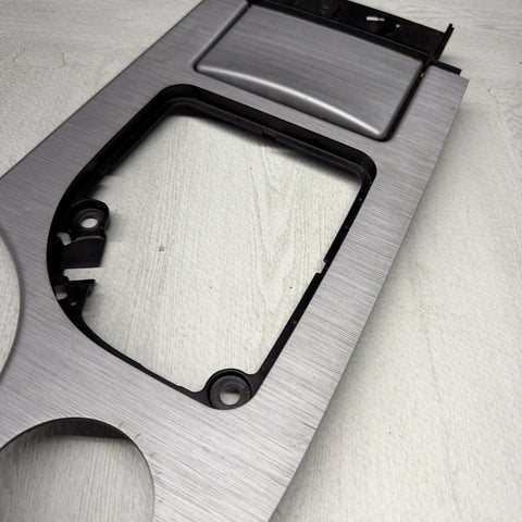 OEM BMW E60 M5 06- 08 Silver Aluminum Center Console Trim 7896934