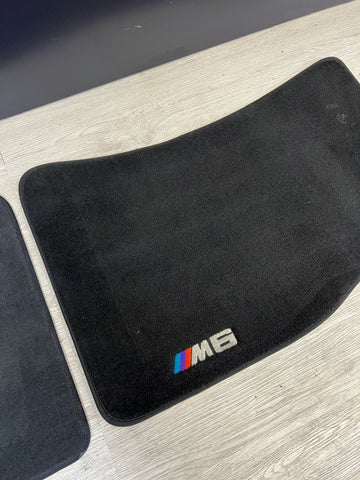 Used Genuine 2006-2010 BMW E63 E64 Carpets Floor Mats Black Front Only