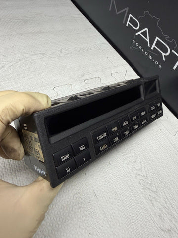 BMW OEM E36 318 325 328 M3 18 BUTTON ON BOARD COMPUTER CHECK OBC DISPLAY 92-99