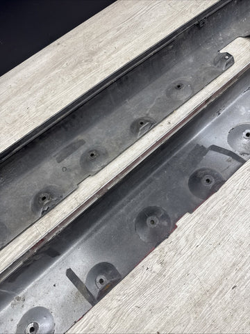 01-06 BMW E46 M3 Rocker Panel Side Skirts OEM Silver & Silver Grey Pair