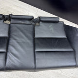 BMW E46 M3 01-06 Coupe Rear Seat Bottom Bench Black Napa Leather OEM *Notes*