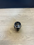2001-2003 BMW E46 M3 SMG GEAR SHIFT KNOB NAPPA LEATHER CHROME OEM
