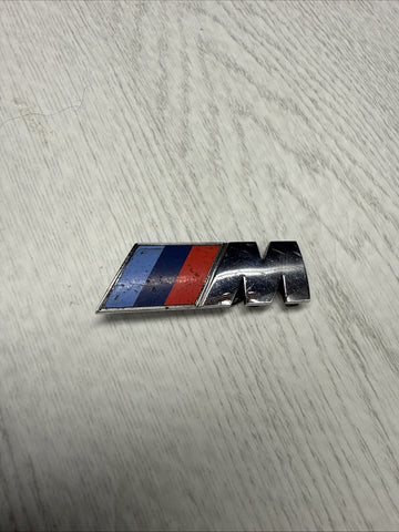 21-26 BMW G80 M3 Front Grille Emblem Logo Badge Chrome Genuine OEM