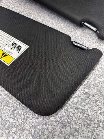 2021-2025 ACURA TLX FRONT SUNVISORS SUN VISORS BLACK