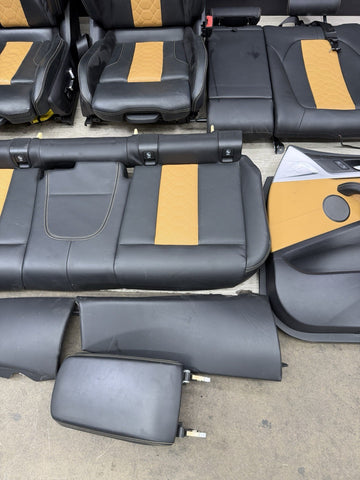 18-24 BMW F97 G01 X3M Interior Seats & Panels Leather Black