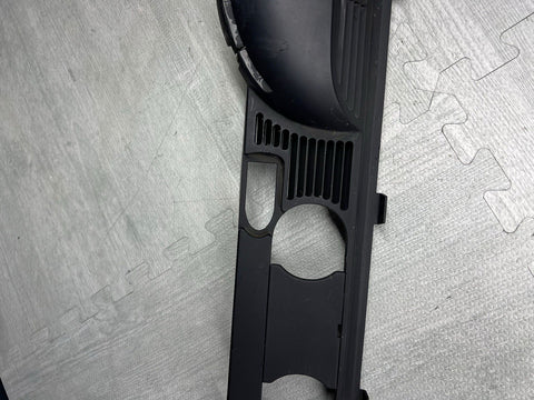 01-06 BMW E46 CONVERTIBLE REAR SEAT ROLLOVER BAR TRIM COVER 8204279 OEM BLACK