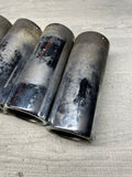 08-13 OEM BMW E92 E93 M3 S65 Rear Exhaust Quad Muffler Tips (4)