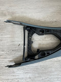 08-13 BMW E90 E92 E93 M3 Center Console Extended Leather Silverstone Palladium