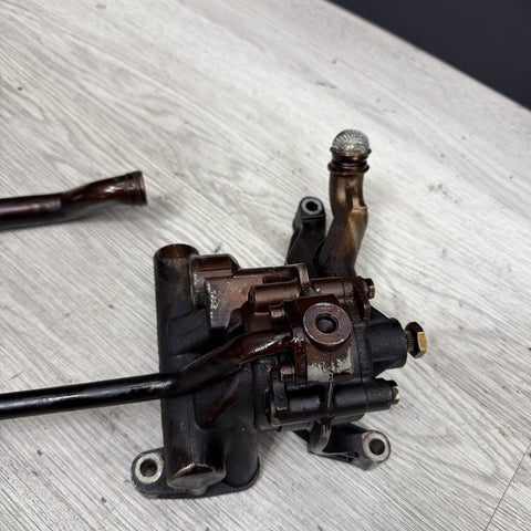 01-06 BMW E46 M3 S54 Engine Oil Pump + Pick Up Tubes