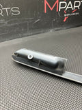 91-99 BMW E36 M3 Coupe Rear Trunk Lid Grip Grab Handle Trim Arctic Silver OEM