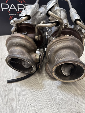 13-15 OEM BMW F10 F13 M5 M6 S63 PWG Garrett Turbo Turbos Turbocharger Set