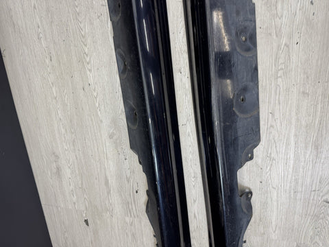 01-06 BMW E46 M3 Rocker Panel Side Skirts OEM Carbon Black *Notes*